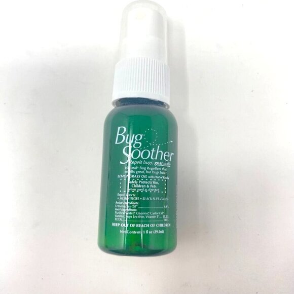 Bug Soother 1 Fl Oz Bug Spray Deterrent Safe Gentle Lemongrass Oil Made in USA - Picture 1 of 7